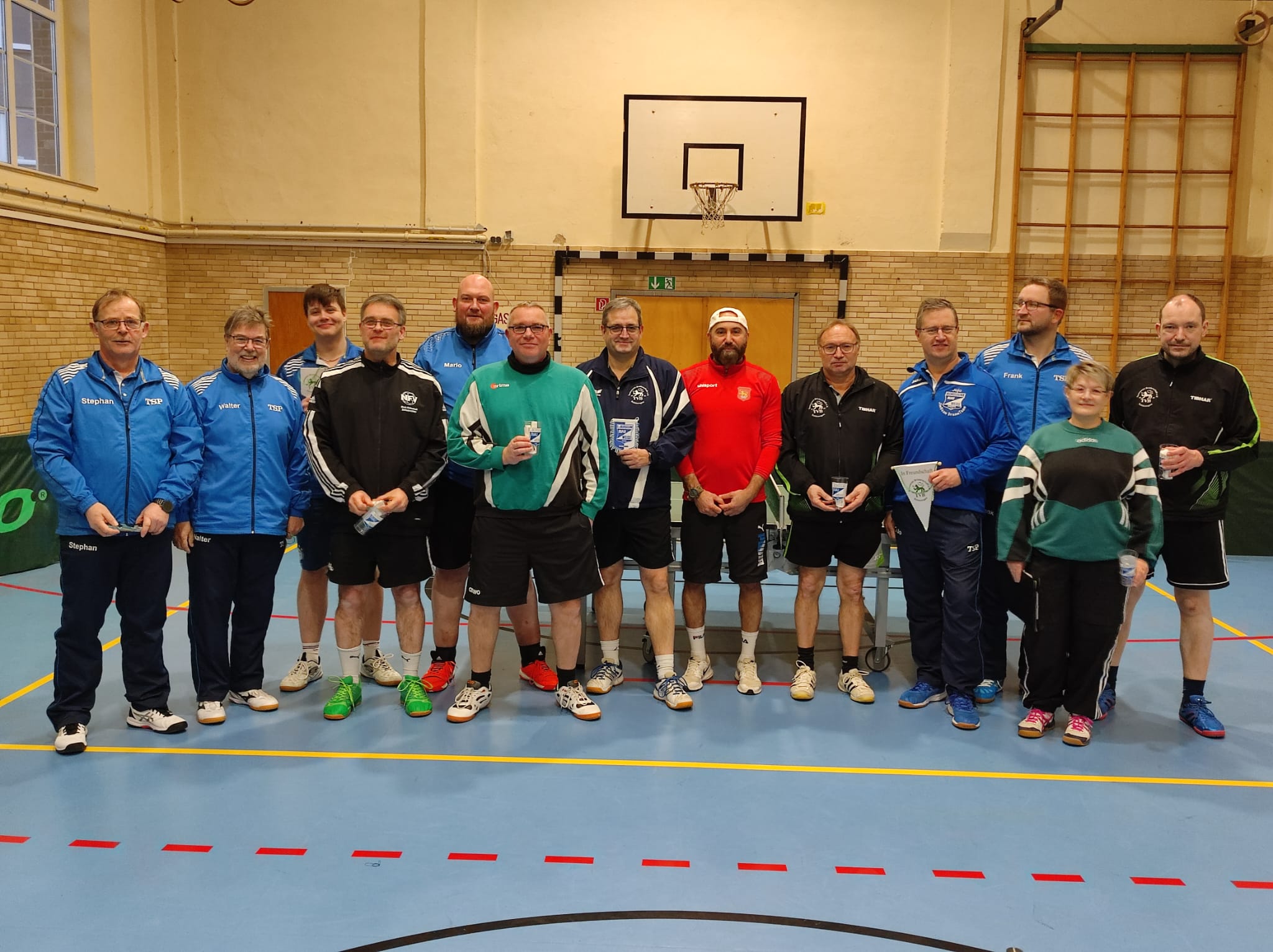 Trainingsgäste beim TVB Schöningen 