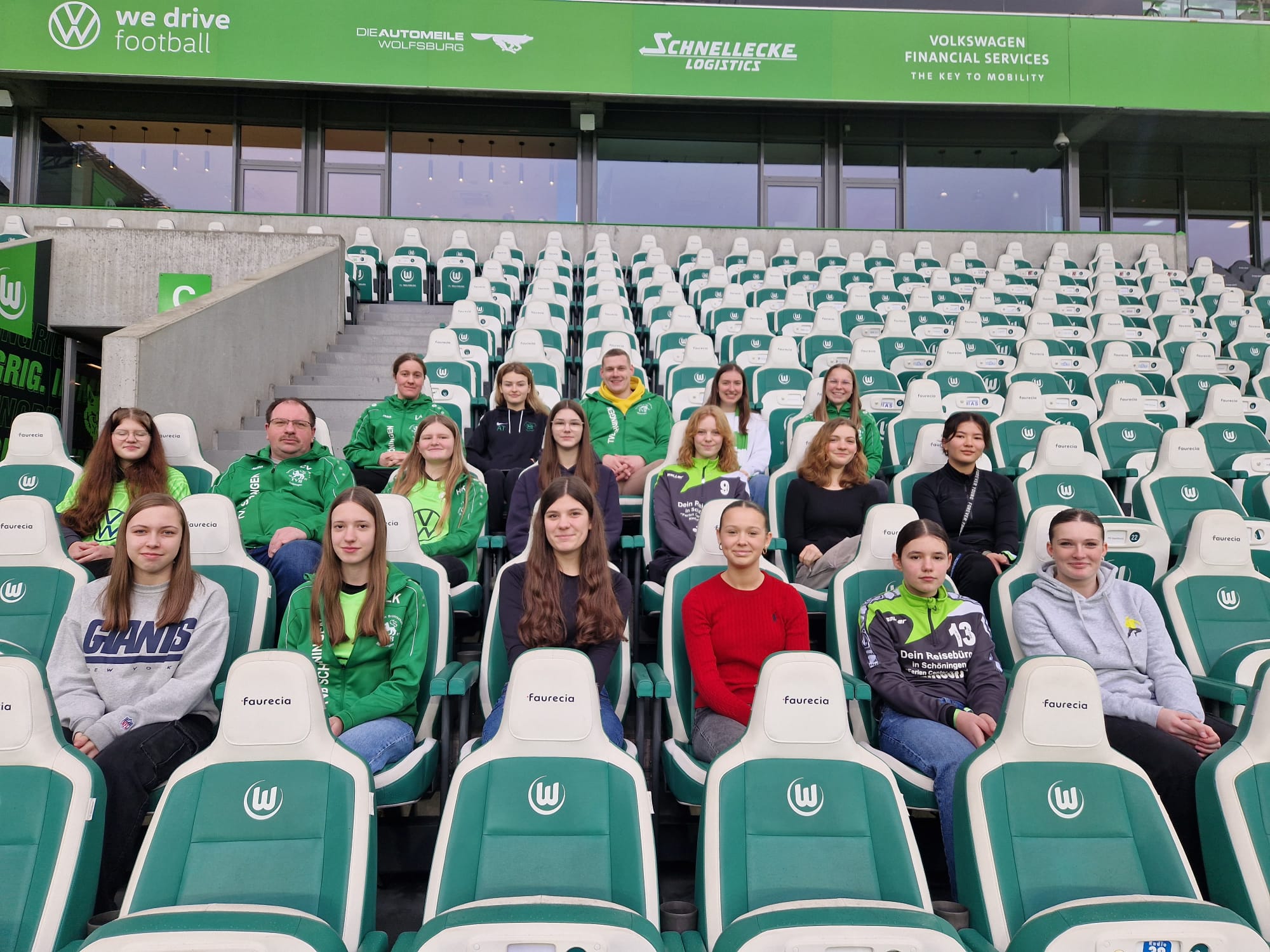 B Juniorinnen - Fahrt nach Wolfsburg.